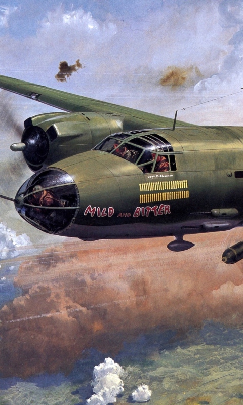 Das Bomber Aviation Wallpaper 480x800