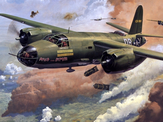 Bomber Aviation wallpaper 640x480