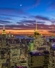 New York, Empire State Building wallpaper 176x220