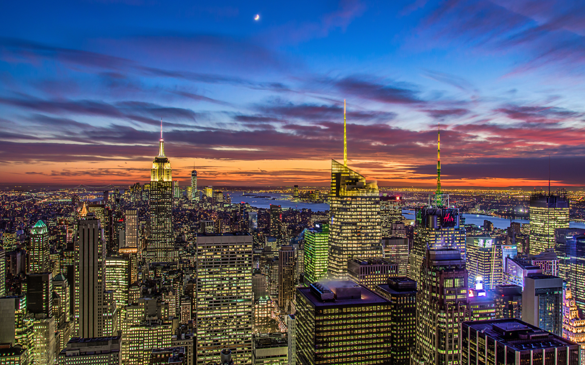 New York, Empire State Building wallpaper 1920x1200