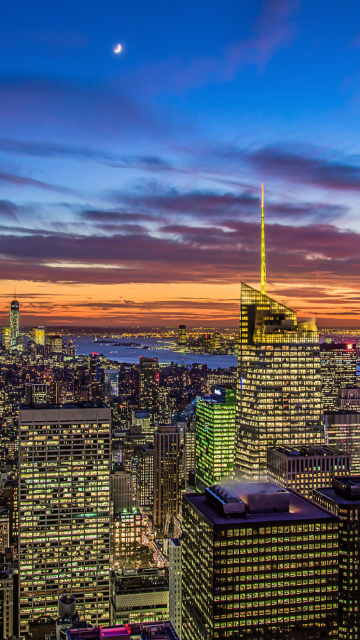 Das New York, Empire State Building Wallpaper 360x640