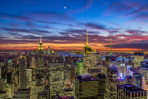Screenshot №1 pro téma New York, Empire State Building 480x320