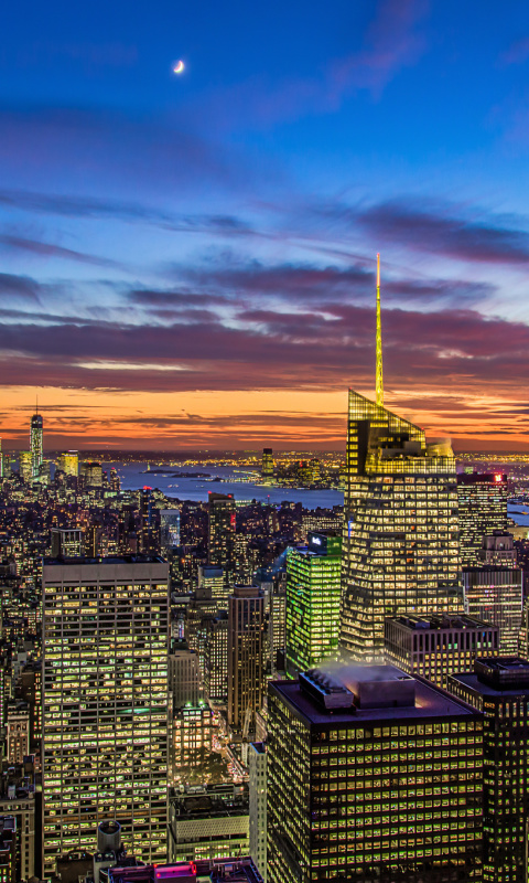 Screenshot №1 pro téma New York, Empire State Building 480x800