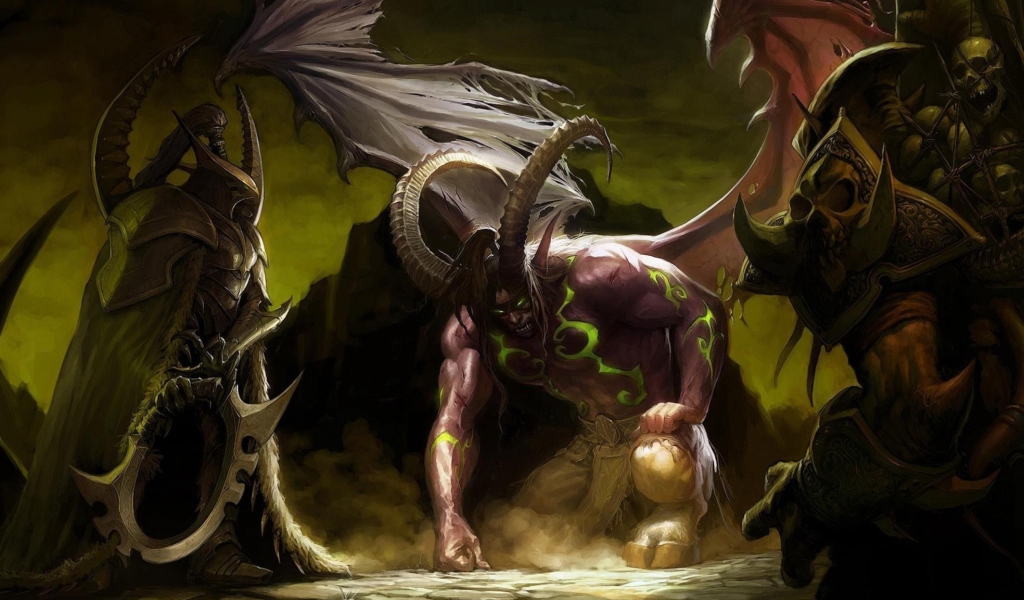 Das Illidan Stormrage - World of Warcraft Wallpaper 1024x600