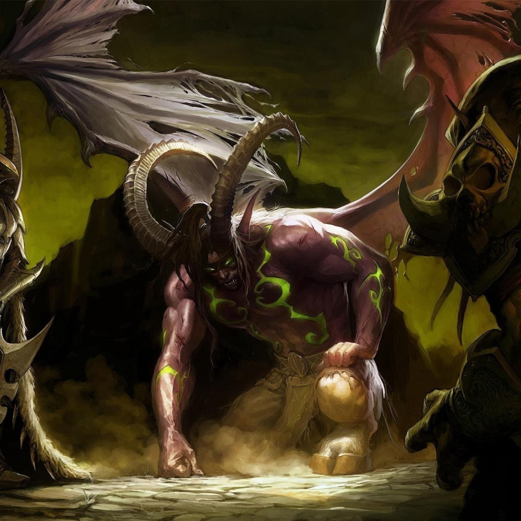 Das Illidan Stormrage - World of Warcraft Wallpaper 2048x2048