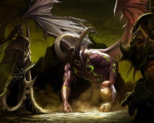 Обои Illidan Stormrage - World of Warcraft 220x176