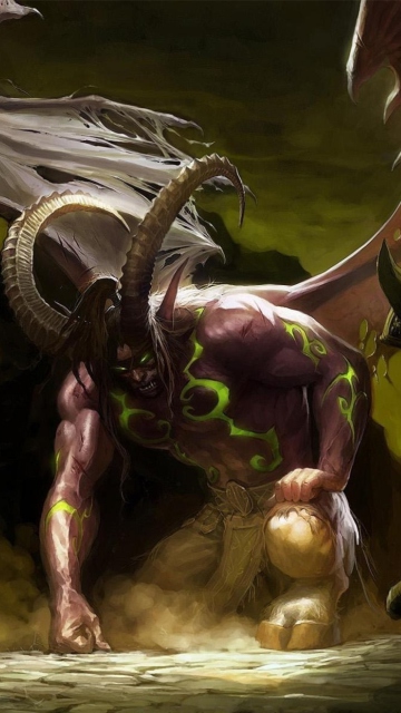 Обои Illidan Stormrage - World of Warcraft 360x640