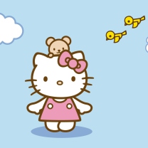 Sfondi Hello Kitty & Friend 208x208