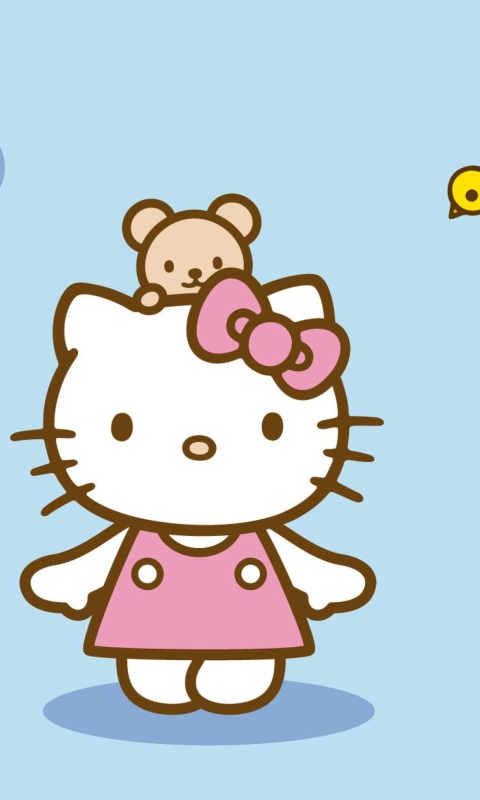 Das Hello Kitty & Friend Wallpaper 480x800