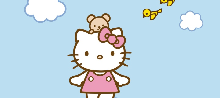 Обои Hello Kitty & Friend 720x320