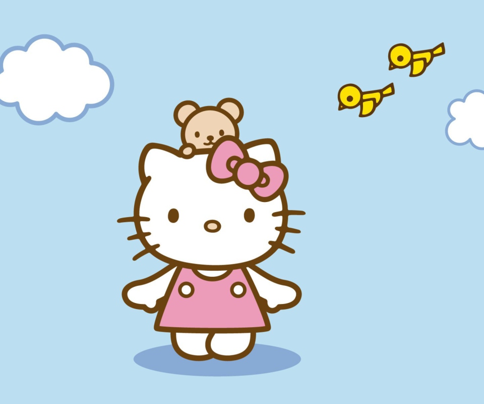 Обои Hello Kitty & Friend 960x800