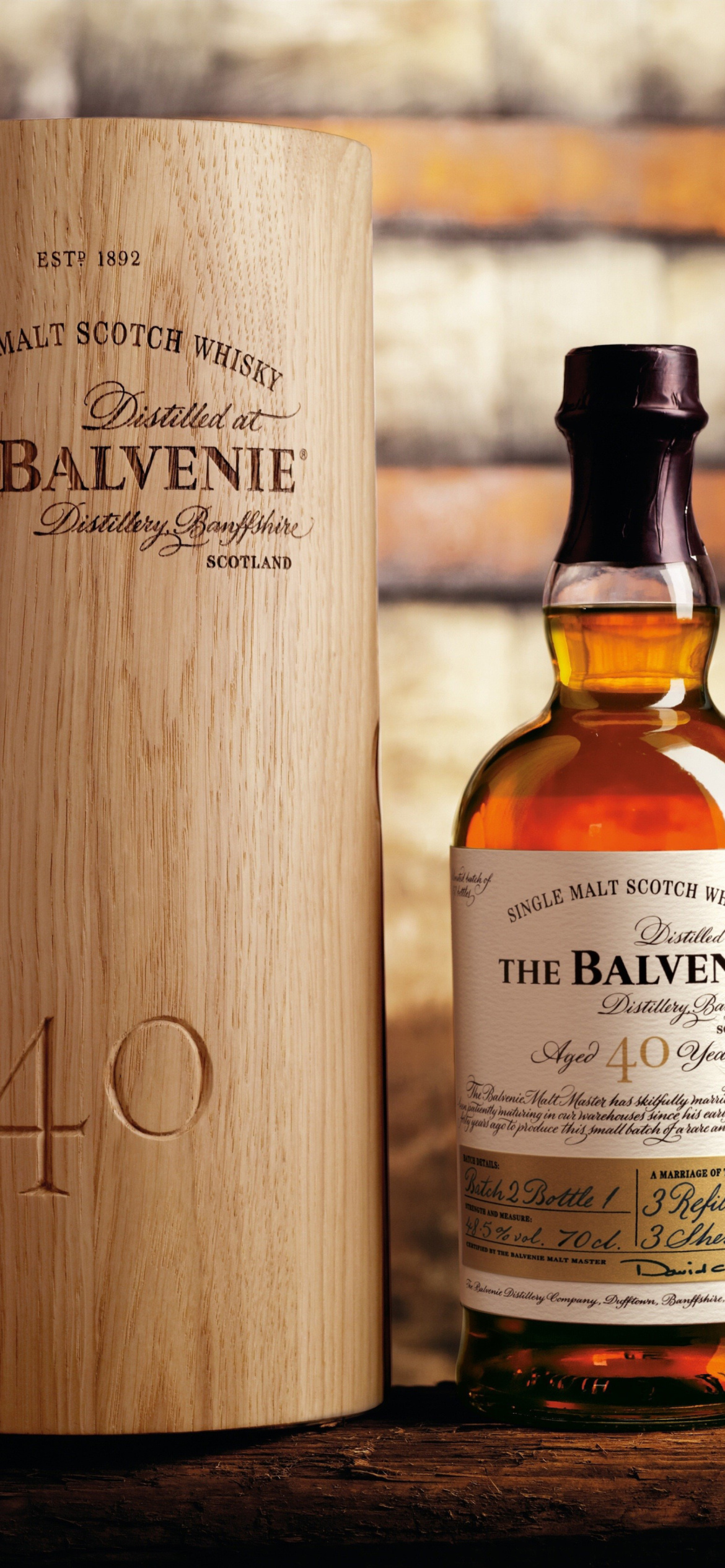 Balvenie Scotch Whiskey wallpaper 1170x2532