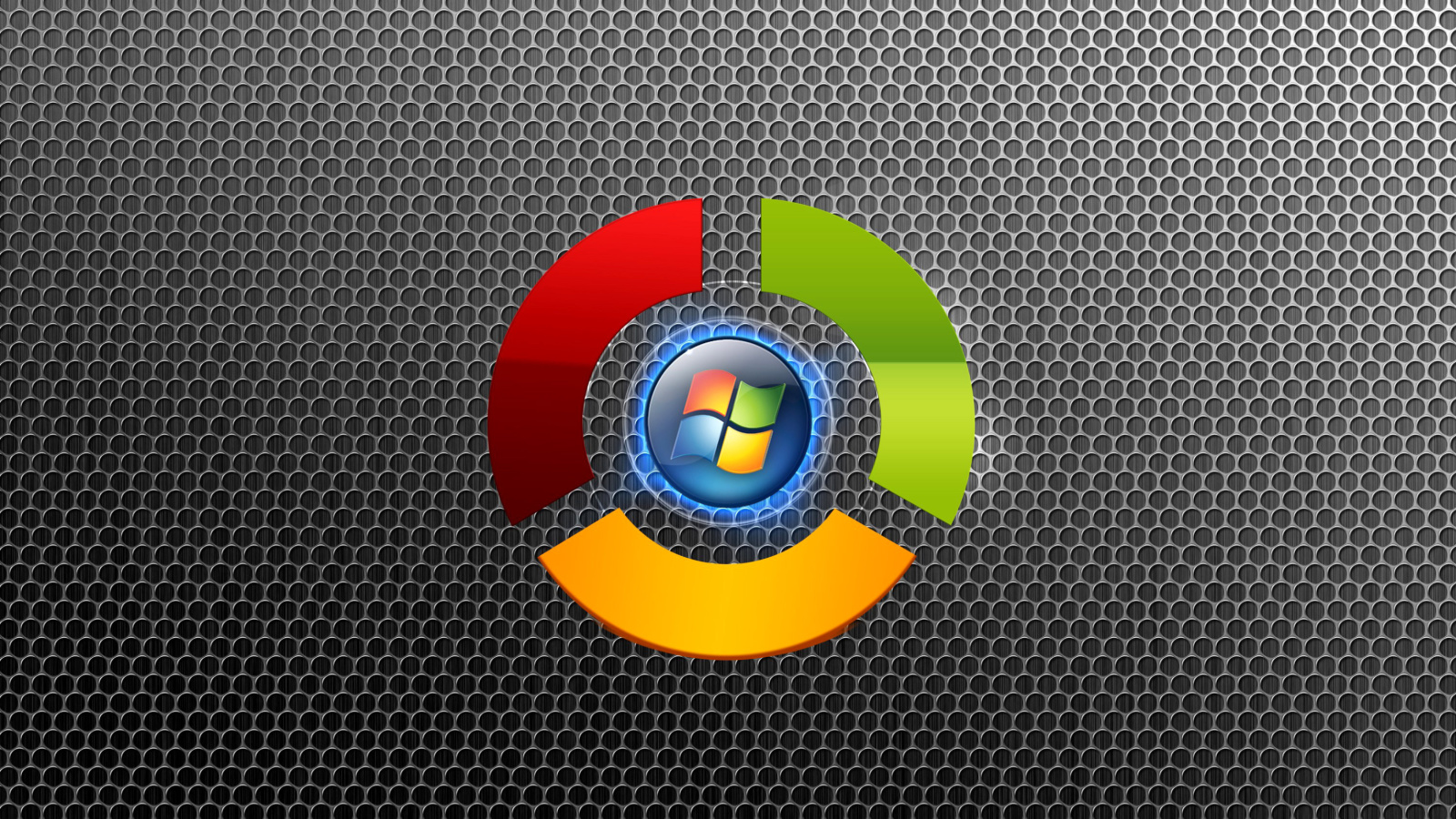 Windows and Chrome wallpaper 1600x900