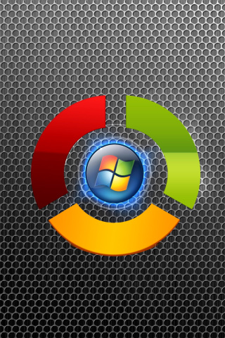 Обои Windows and Chrome 320x480