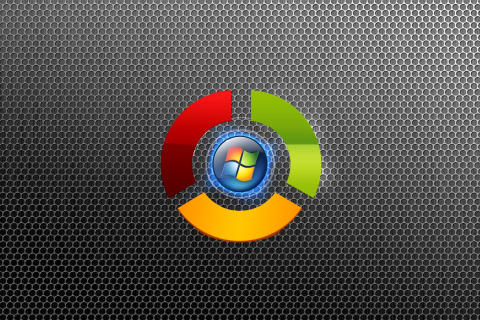 Fondo de pantalla Windows and Chrome 480x320