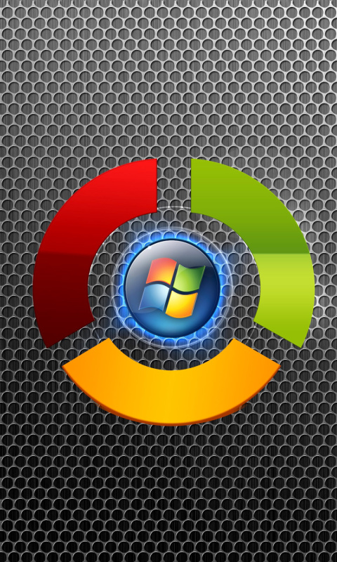 Fondo de pantalla Windows and Chrome 480x800