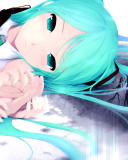 Humanoid Hatsune Miku from Vocaloid screenshot #1 128x160