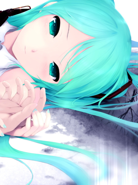 Humanoid Hatsune Miku from Vocaloid screenshot #1 480x640