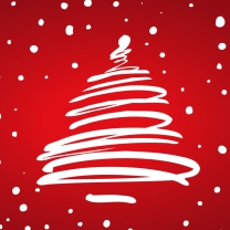 Merry Christmas Red wallpaper 208x208