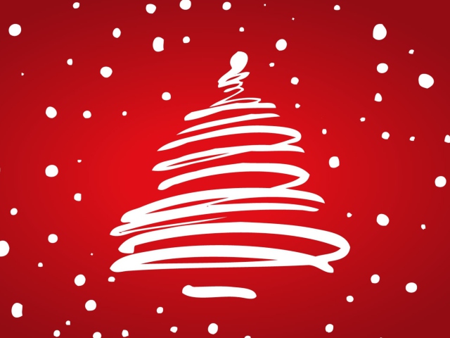 Merry Christmas Red wallpaper 640x480