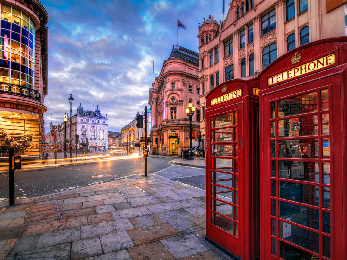 Das London Street, England Wallpaper 1152x864