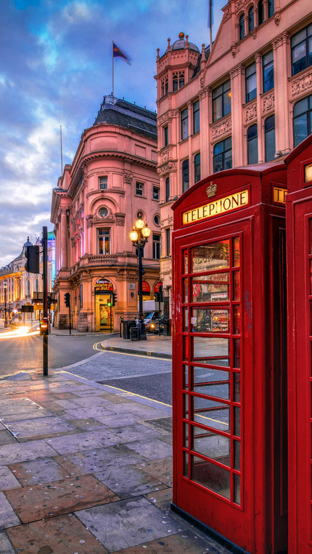 London Street, England wallpaper 640x1136