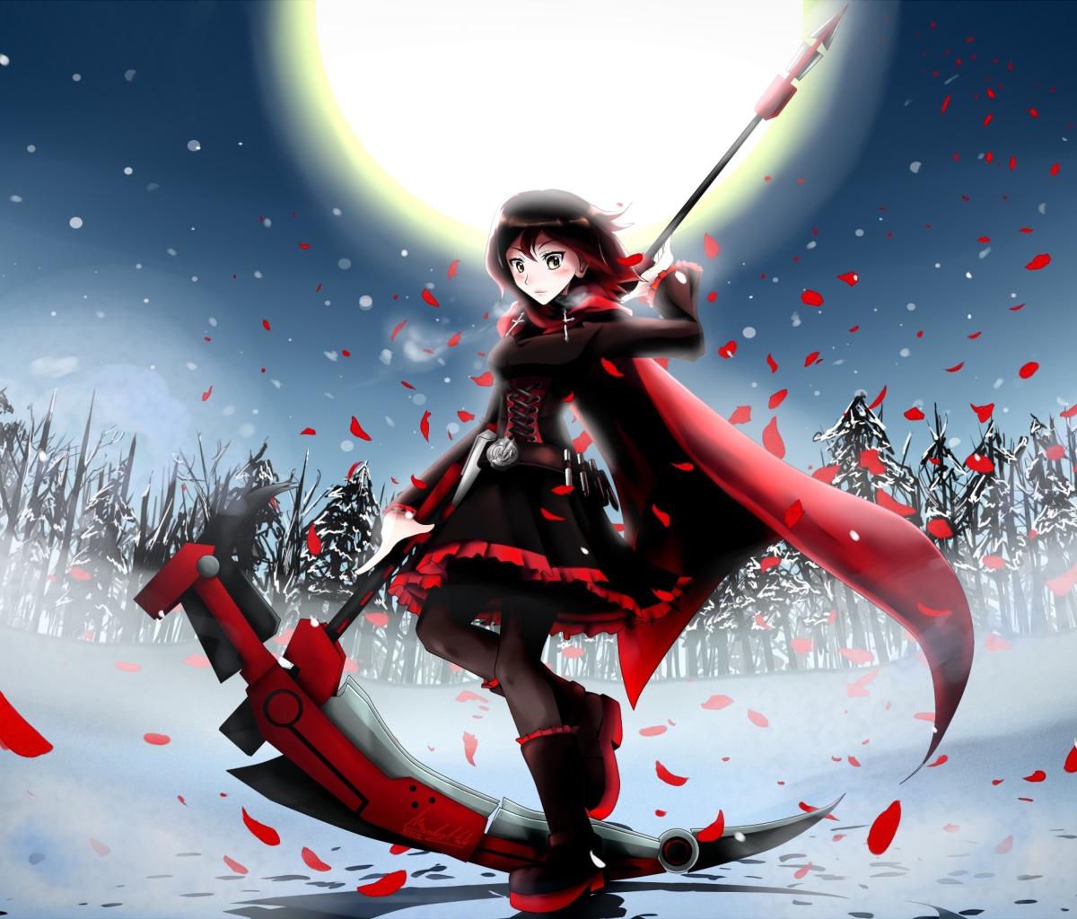 Das Rwby Ruby Wallpaper 1200x1024