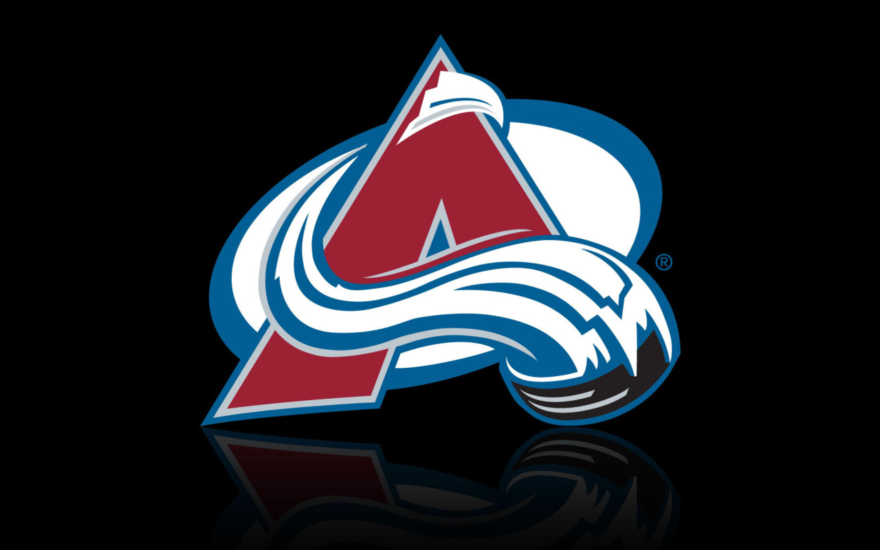 Screenshot №1 pro téma Colorado Avalanche Black Logo 1280x800