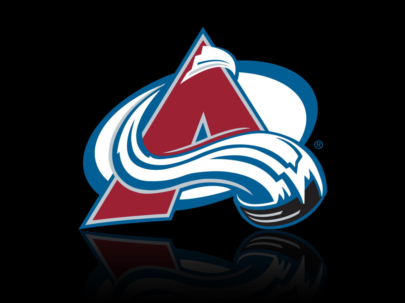 Colorado Avalanche Black Logo screenshot #1 1400x1050