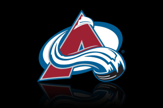 Colorado Avalanche Black Logo sfondi gratuiti per cellulari Android, iPhone, iPad e desktop