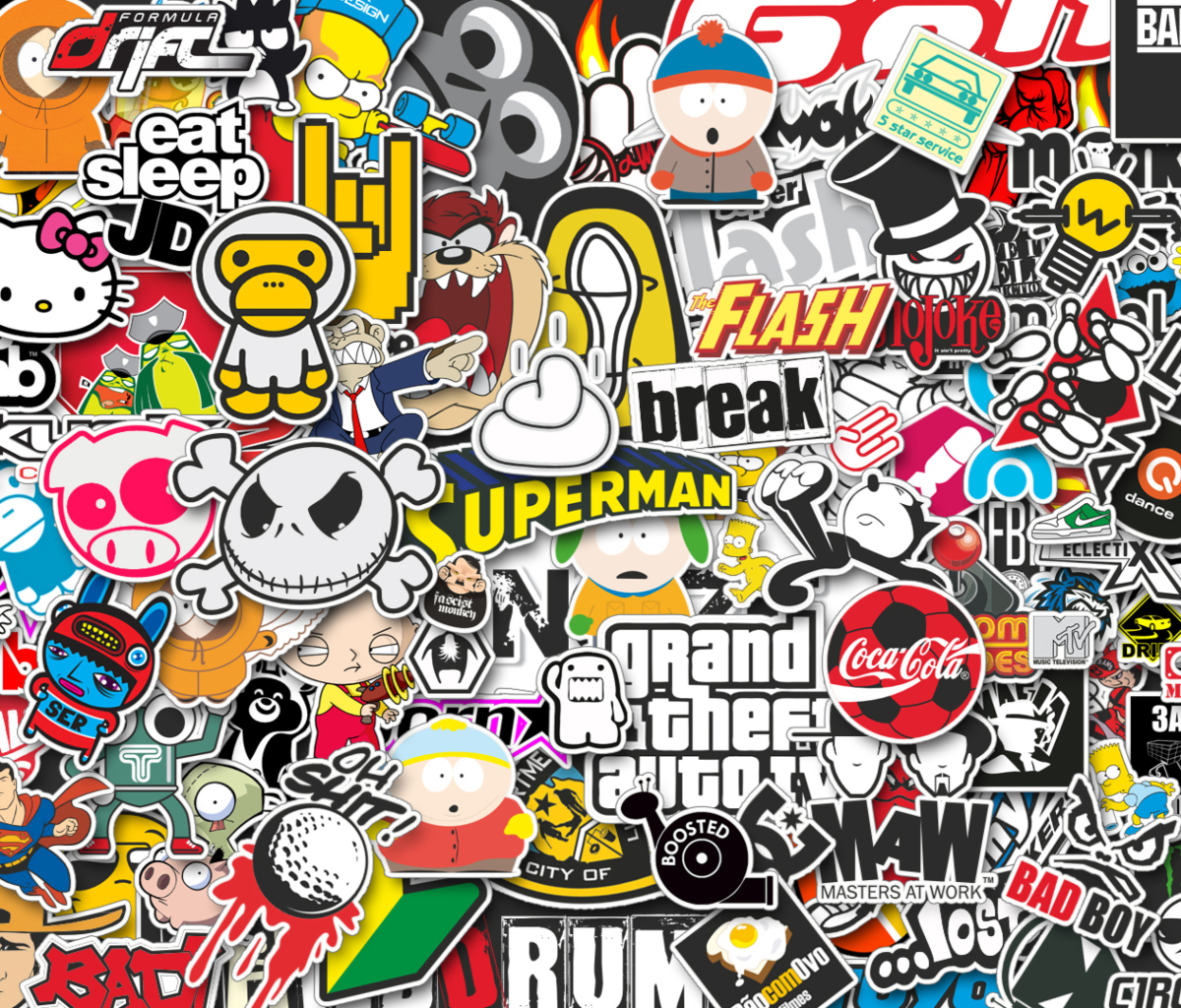 Funny Logos wallpaper 1200x1024