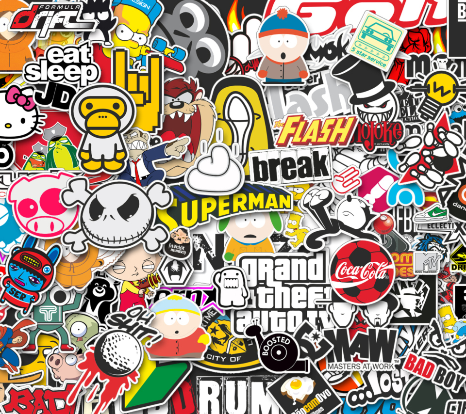 Funny Logos wallpaper 960x854