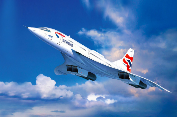 Обои Concorde British Airways