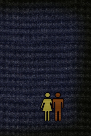 Him And Her wallpaper 320x480