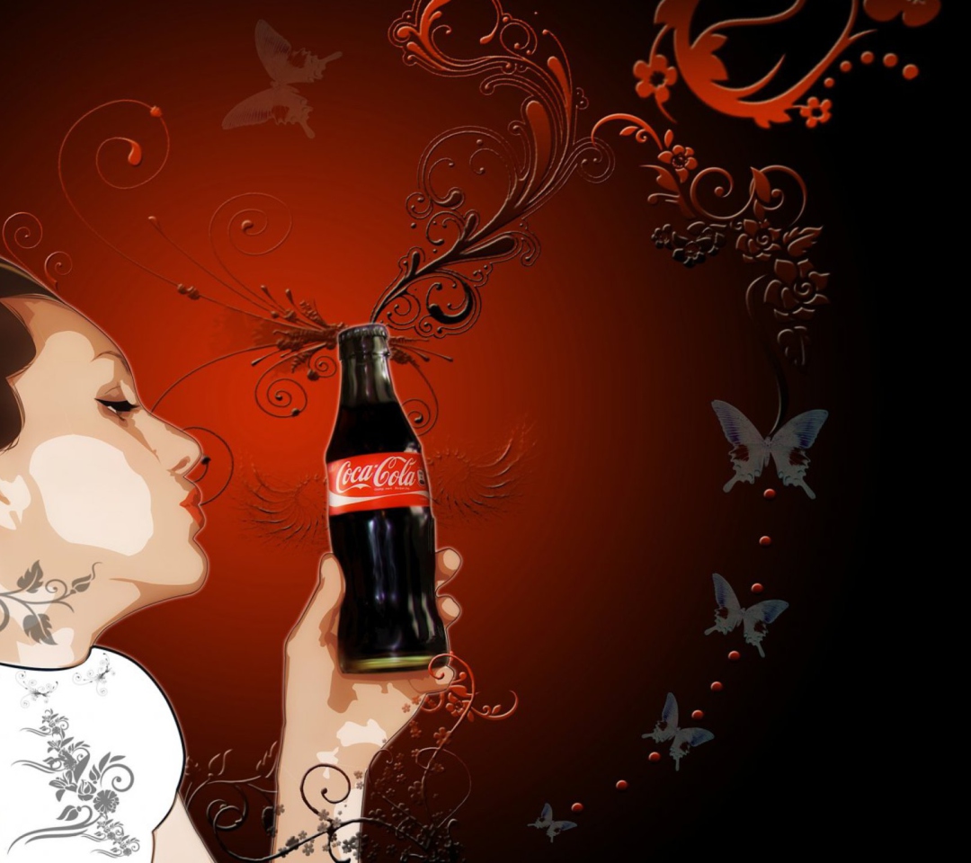 Das I Like Coca-Cola Wallpaper 1080x960