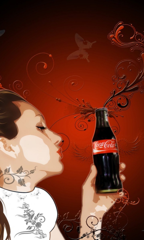 I Like Coca-Cola wallpaper 480x800