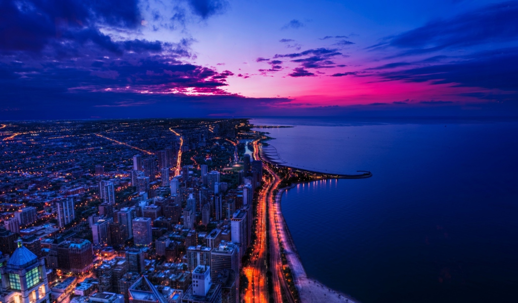 Chicago Sunset screenshot #1 1024x600