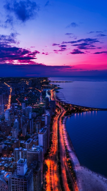 Chicago Sunset screenshot #1 360x640