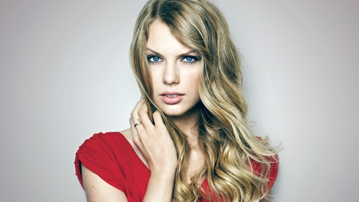 Screenshot №1 pro téma Taylor Swift Posh Portrait 1366x768