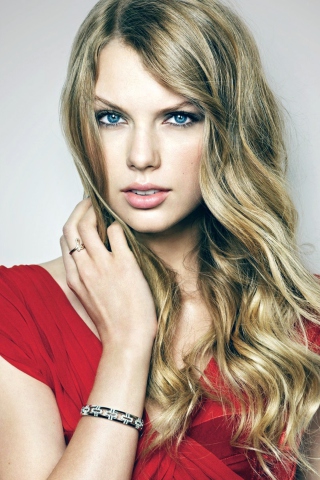 Das Taylor Swift Posh Portrait Wallpaper 320x480