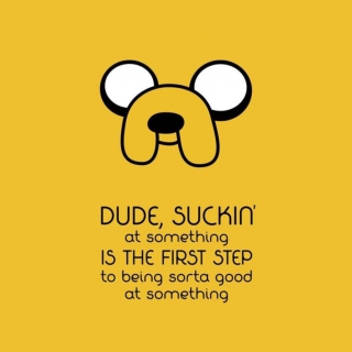 Adventure Time Saying - Obrázkek zdarma pro iPad Air