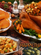 Das Happy Thanksgiving Wallpaper 132x176