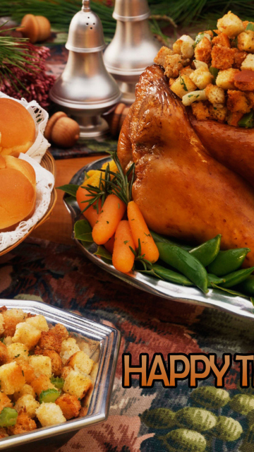 Fondo de pantalla Happy Thanksgiving 360x640