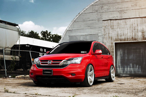 Das Honda CRV Vossen Wheels Wallpaper 480x320