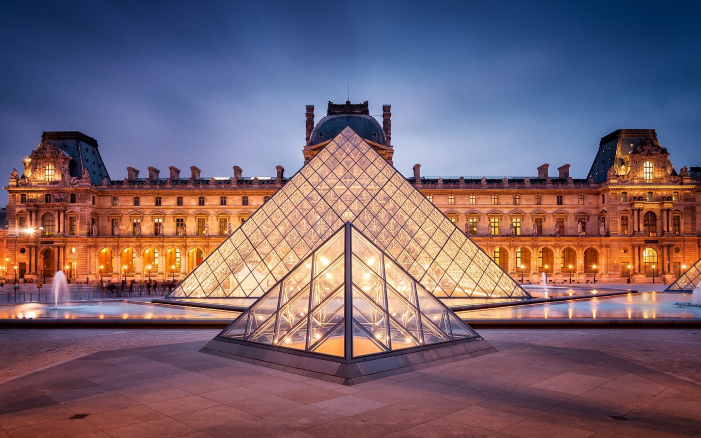 Das Louvre Paris Wallpaper 1440x900