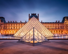 Обои Louvre Paris 220x176