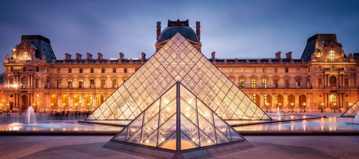 Screenshot №1 pro téma Louvre Paris 720x320