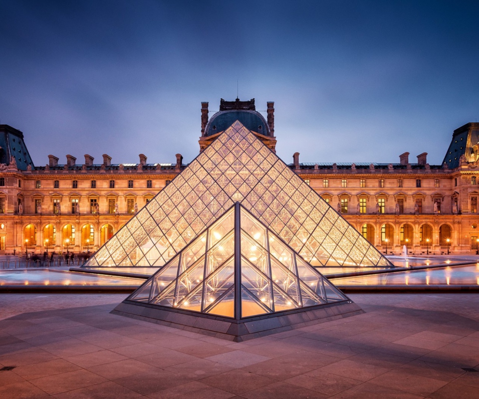 Das Louvre Paris Wallpaper 960x800