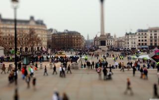 Tilt Shift London Background for Android, iPhone and iPad