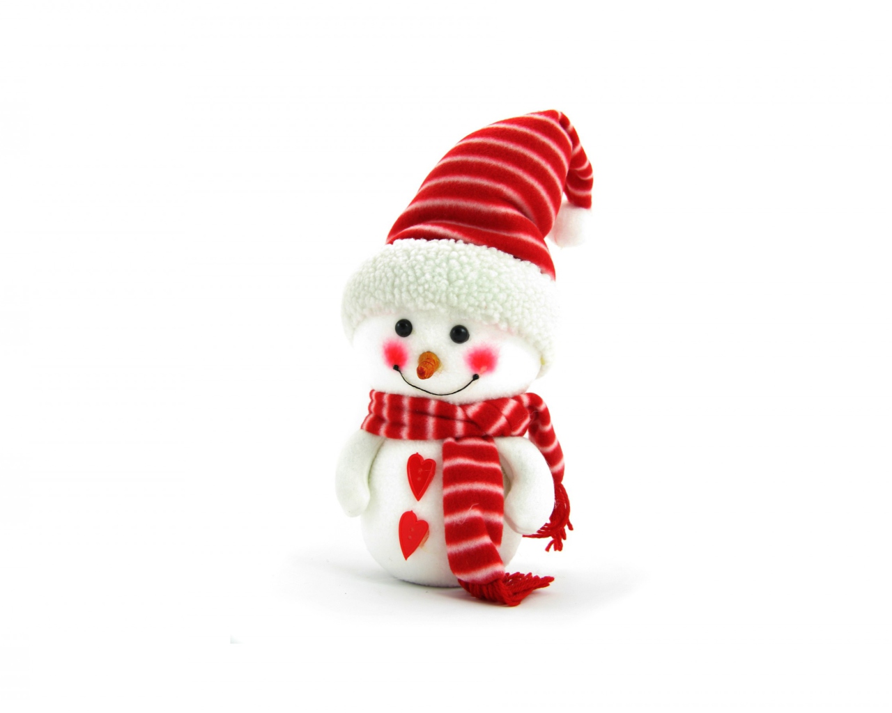 Обои Christmas Snowman 1280x1024